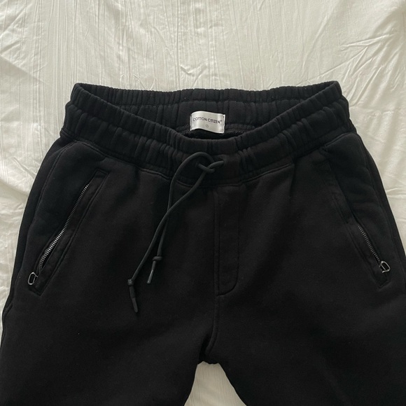 Cotton Citizen Jet Black Bronx Sweatpants - Picture 2 of 7